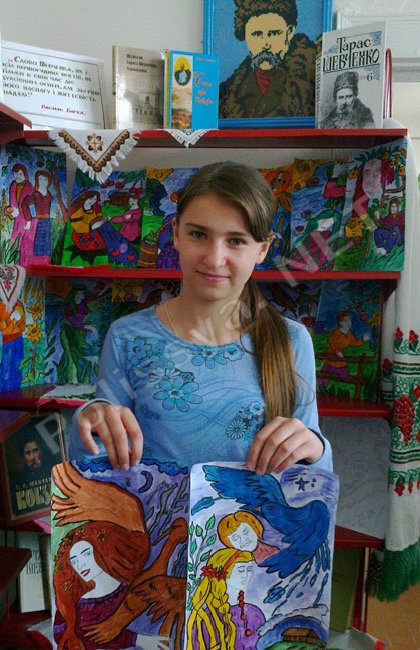 учениця 7 класу Половлівської ЗОШ І-ІІ ст. Оксана Терещук