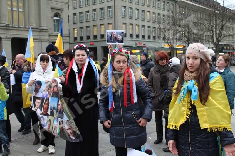 Як володимирчани протестували у Швейцарії Як володимирчани протестували у Швейцарії