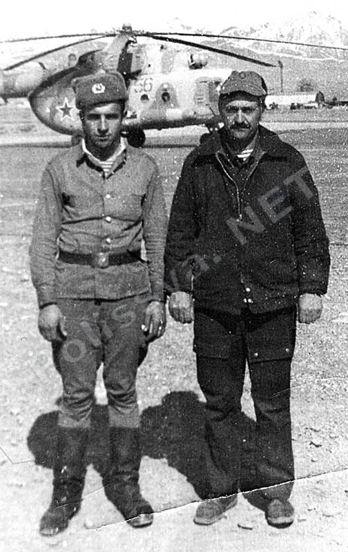 Воїн-інтернаціоналіст Сергій Дуляницький із Володимирця серед друзів в Афгані