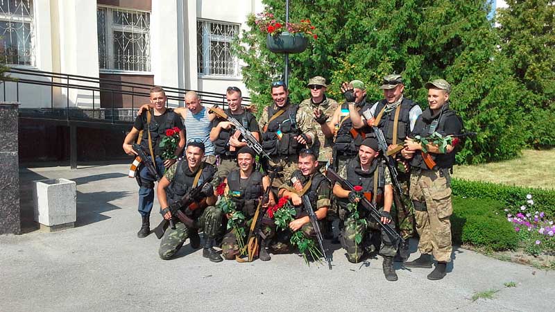 Кузнецовськ зустрів своїх героїв 