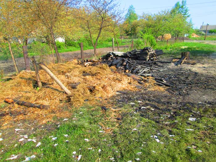пожежа в смт.Володимирець