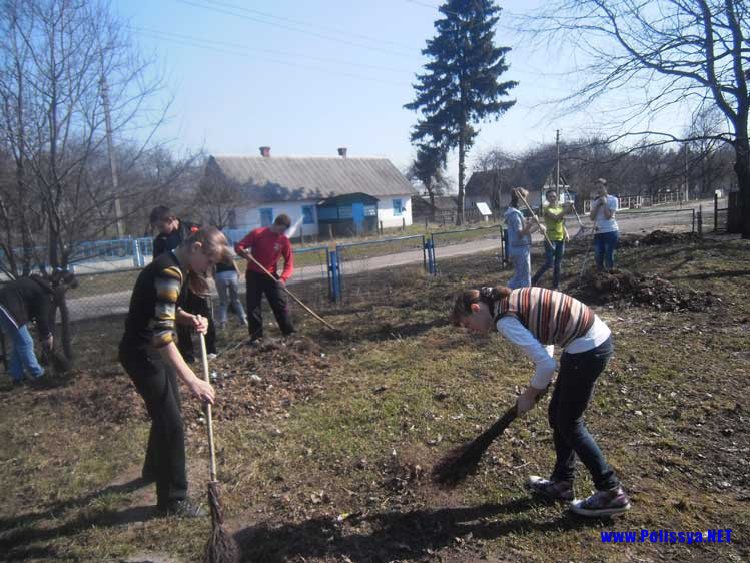 Акція «За чисте довкілля» в Полицях