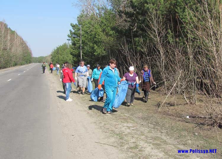 Акція «За чисте довкілля» в Полицях